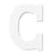 9" White MDF Whimsy Letter by Make Market®